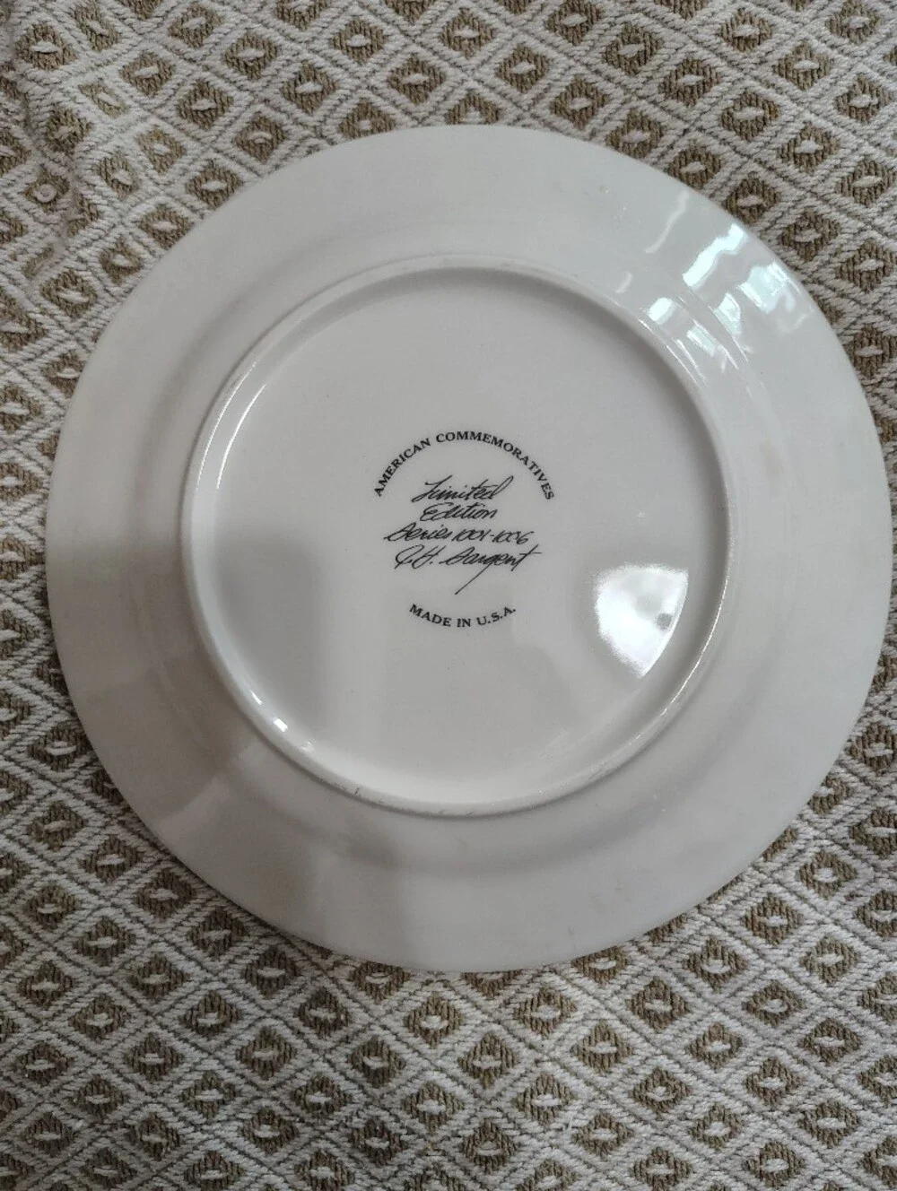 American Commemoratives Limited Addition Lincoln And Family Plate